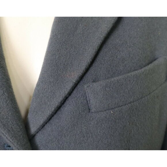 VINTAGE L.L. BEAN - WOMEN'S GRAY WOOL CASHMERE BLEND BLAZER JACKET - SIZE 10P - Picture 5 of 12